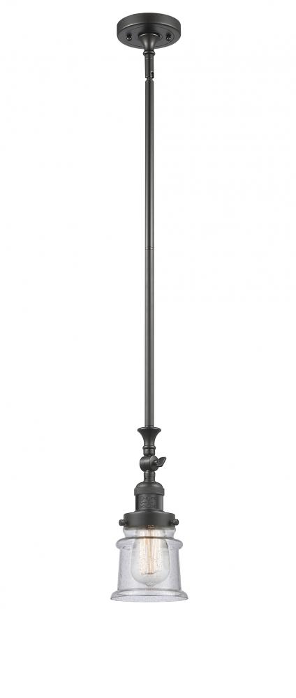 Canton - 1 Light - 5 inch - Oil Rubbed Bronze - Stem Hung - Mini Pendant