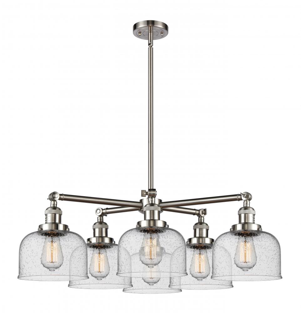 Large Bell 6 Light Chandelier