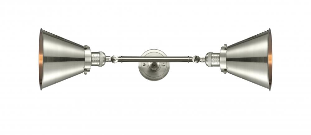 Appalachian - 2 Light - 8 inch - Brushed Satin Nickel - Bath Vanity Light