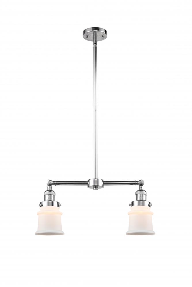 Canton - 2 Light - 21 inch - Polished Chrome - Stem Hung - Island Light