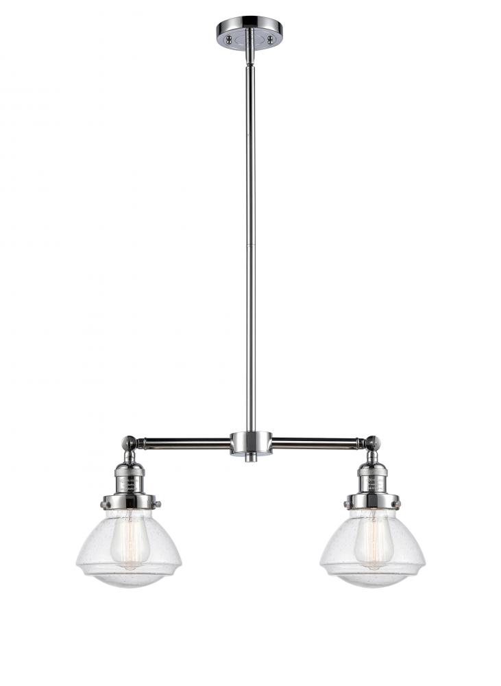 Olean - 2 Light - 22 inch - Polished Chrome - Stem Hung - Island Light