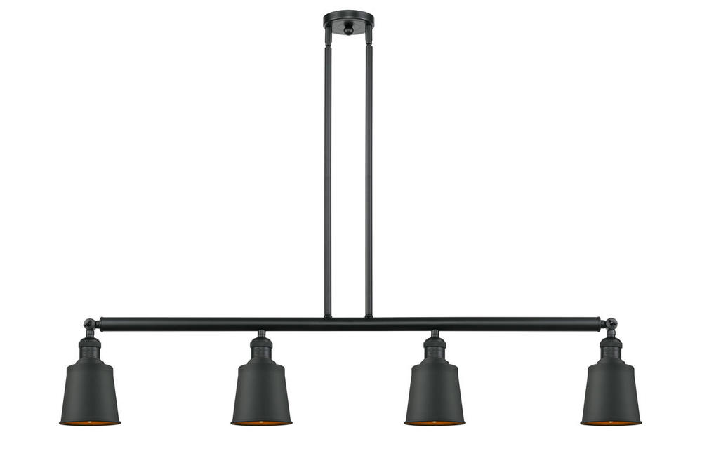 Addison - 4 Light - 50 inch - Matte Black - Stem Hung - Island Light