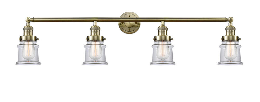 Canton - 4 Light - 42 inch - Antique Brass - Bath Vanity Light