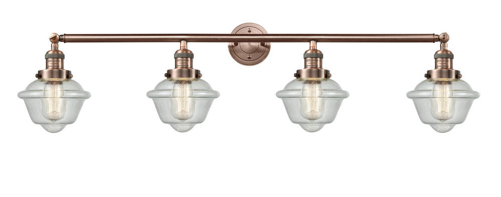 Oxford - 4 Light - 46 inch - Antique Copper - Bath Vanity Light