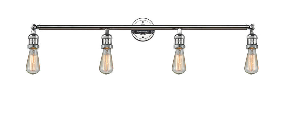 Bare Bulb - 4 Light - 42 inch - Polished Chrome - Bath Vanity Light