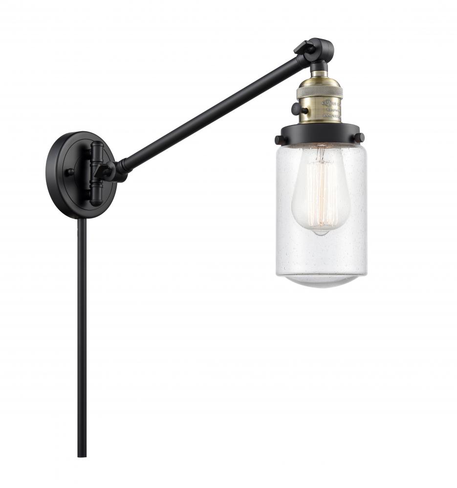 Dover - 1 Light - 5 inch - Black Antique Brass - Swing Arm