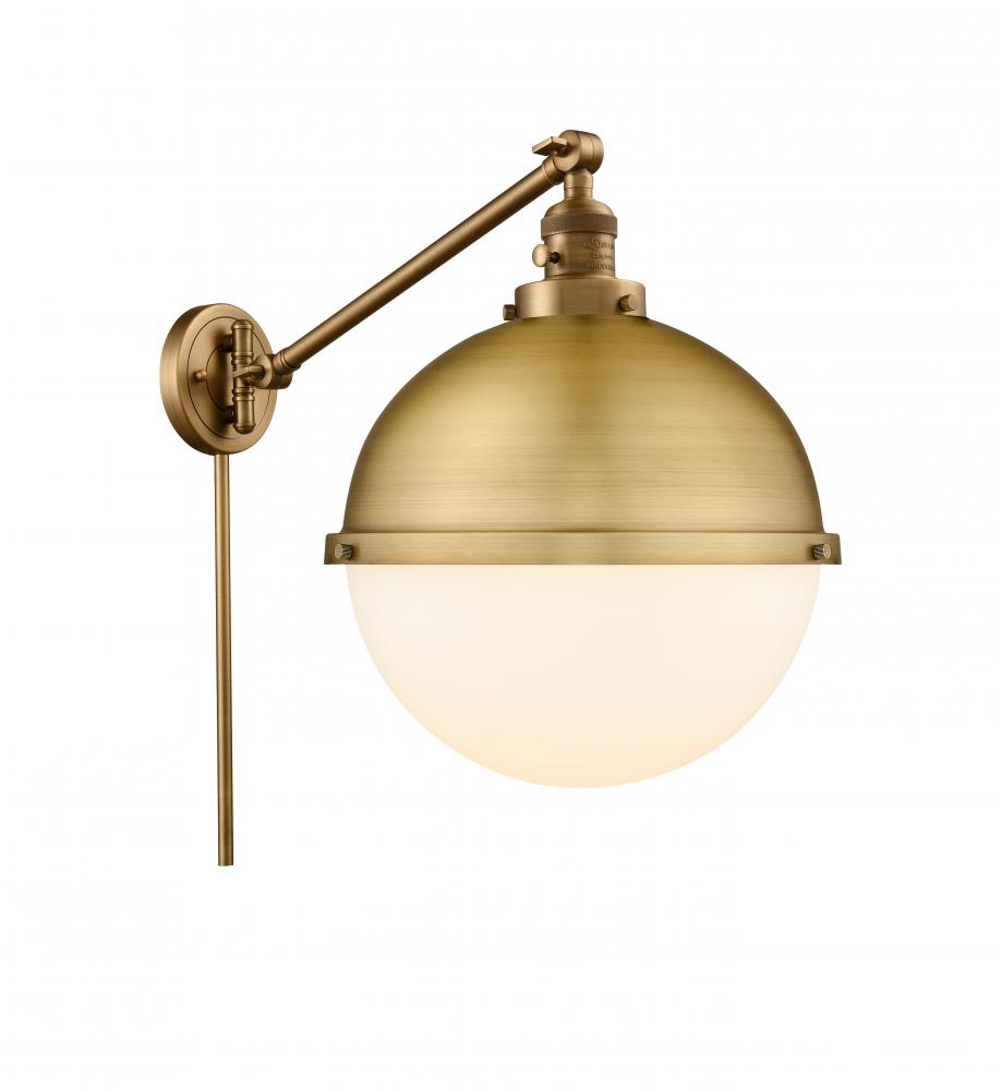 Hampden - 1 Light - 13 inch - Brushed Brass - Swing Arm