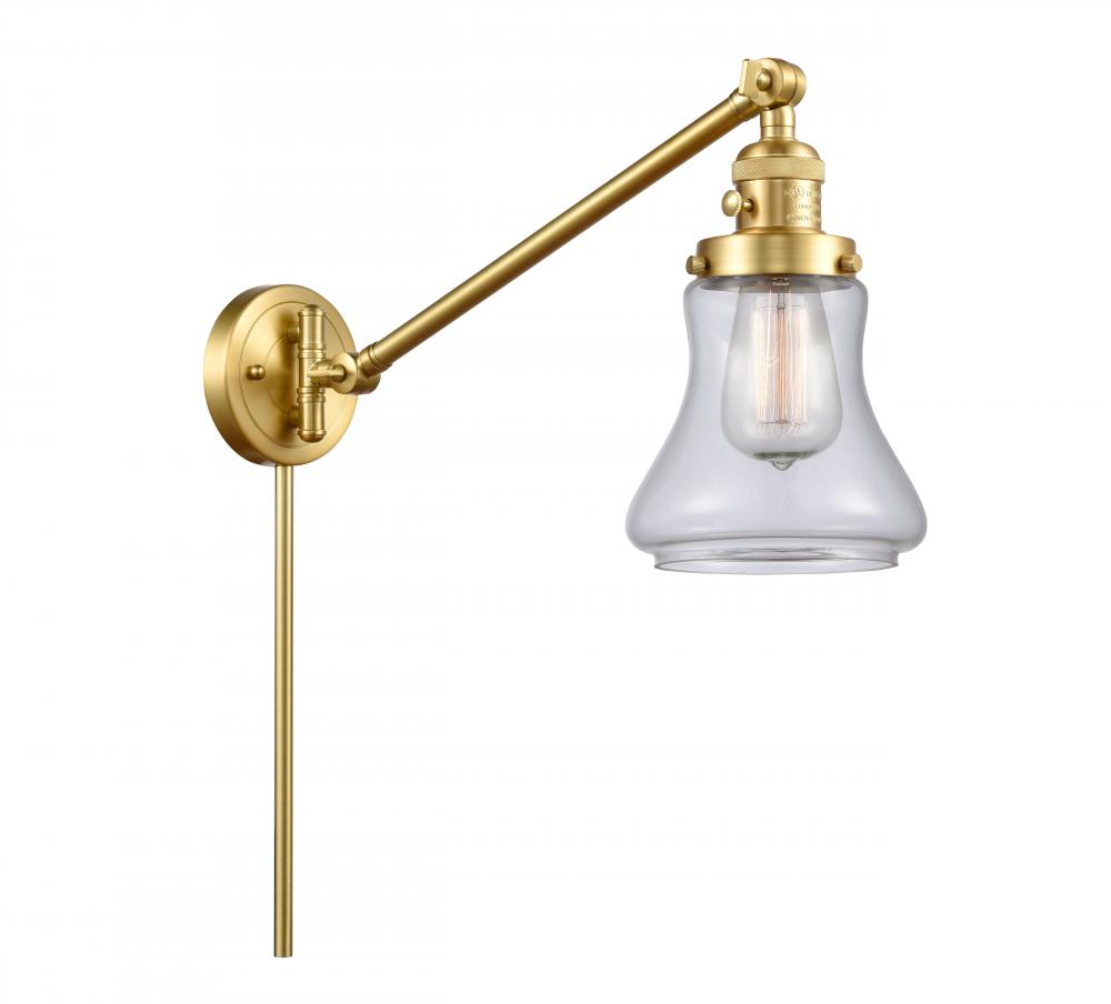 Bellmont - 1 Light - 8 inch - Satin Gold - Swing Arm