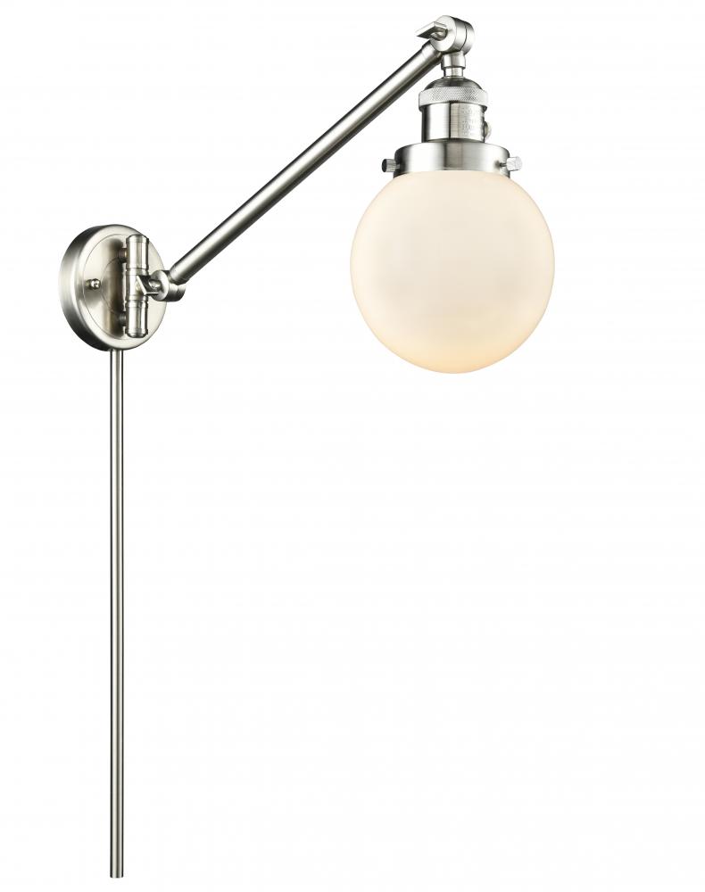 Beacon - 1 Light - 6 inch - Brushed Satin Nickel - Swing Arm