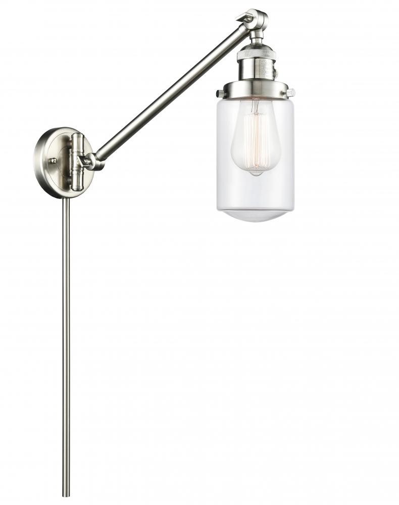 Dover - 1 Light - 5 inch - Brushed Satin Nickel - Swing Arm