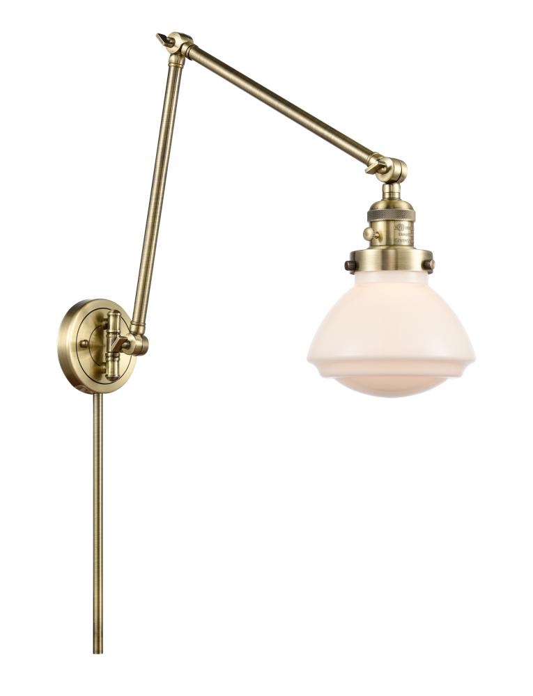 Olean - 1 Light - 9 inch - Antique Brass - Swing Arm