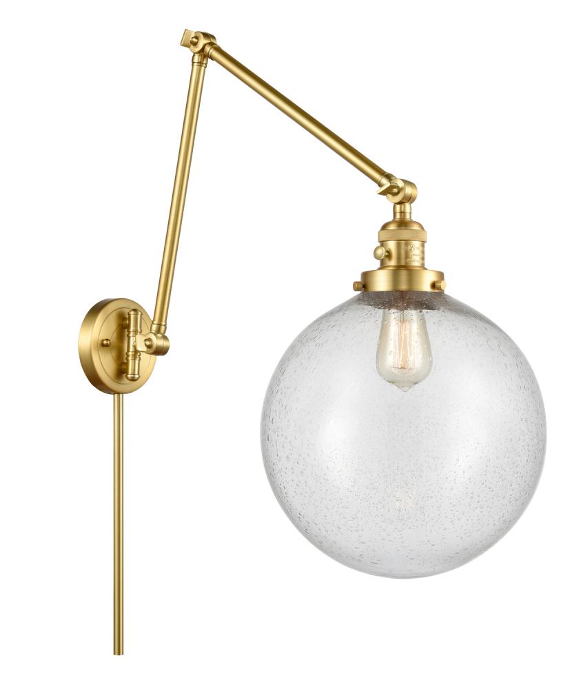 Beacon - 1 Light - 12 inch - Satin Gold - Swing Arm