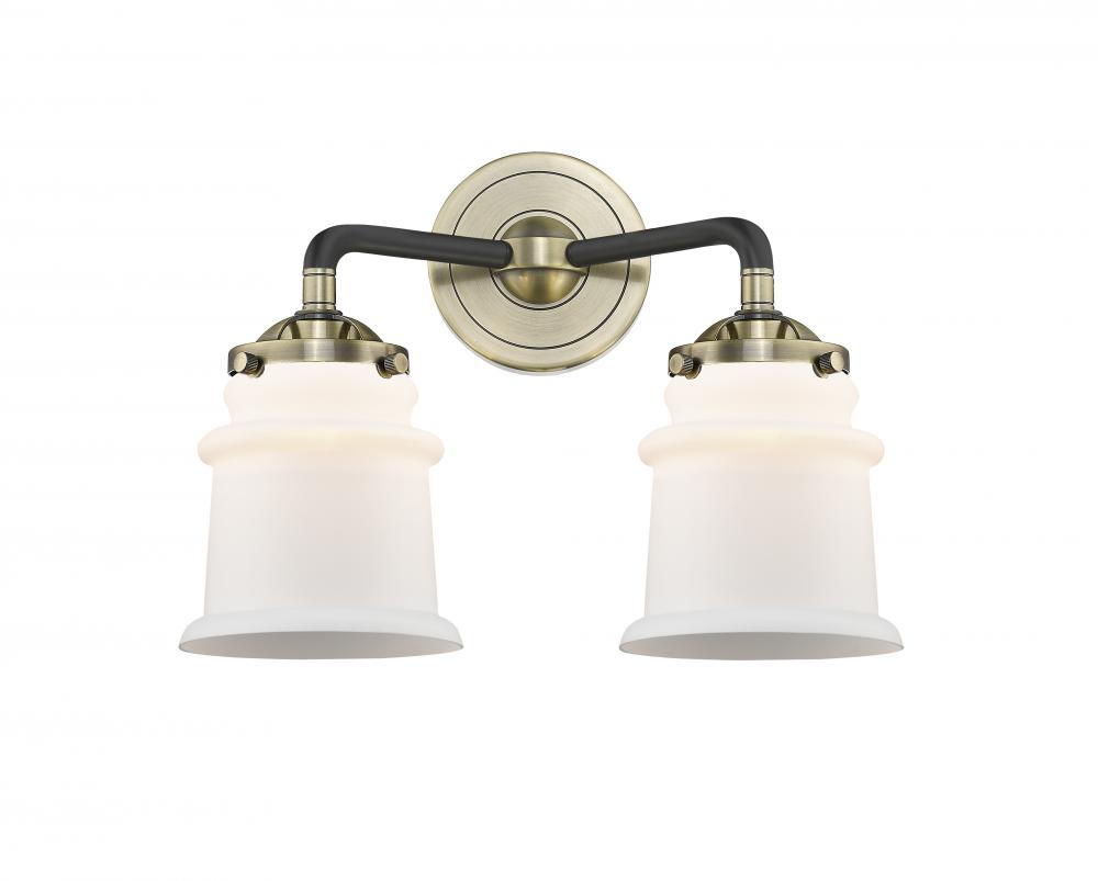 Canton - 2 Light - 13 inch - Black Antique Brass - Bath Vanity Light