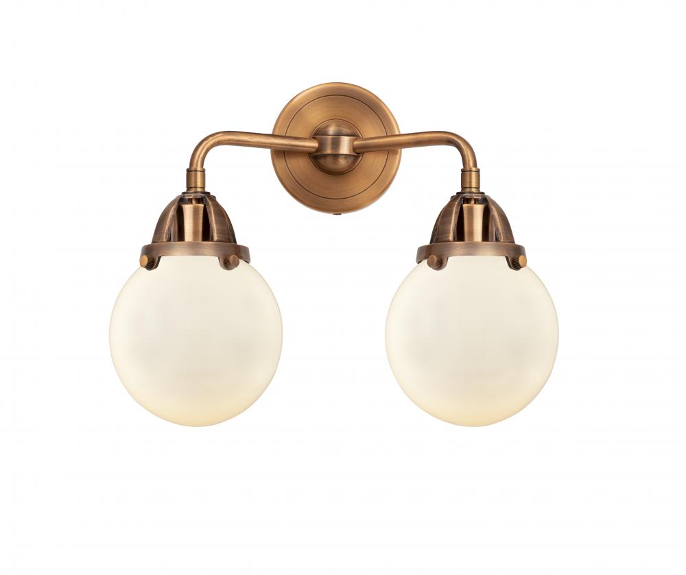 Beacon - 2 Light - 14 inch - Antique Copper - Bath Vanity Light