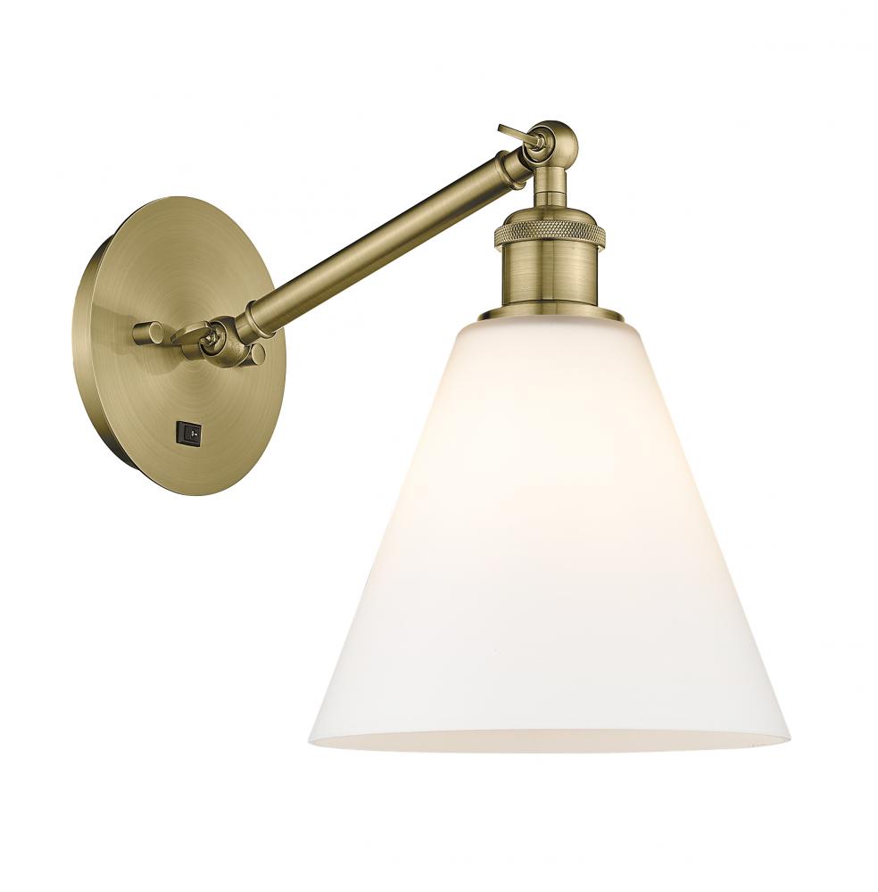 Berkshire - 1 Light - 8 inch - Brushed Satin Nickel - Sconce