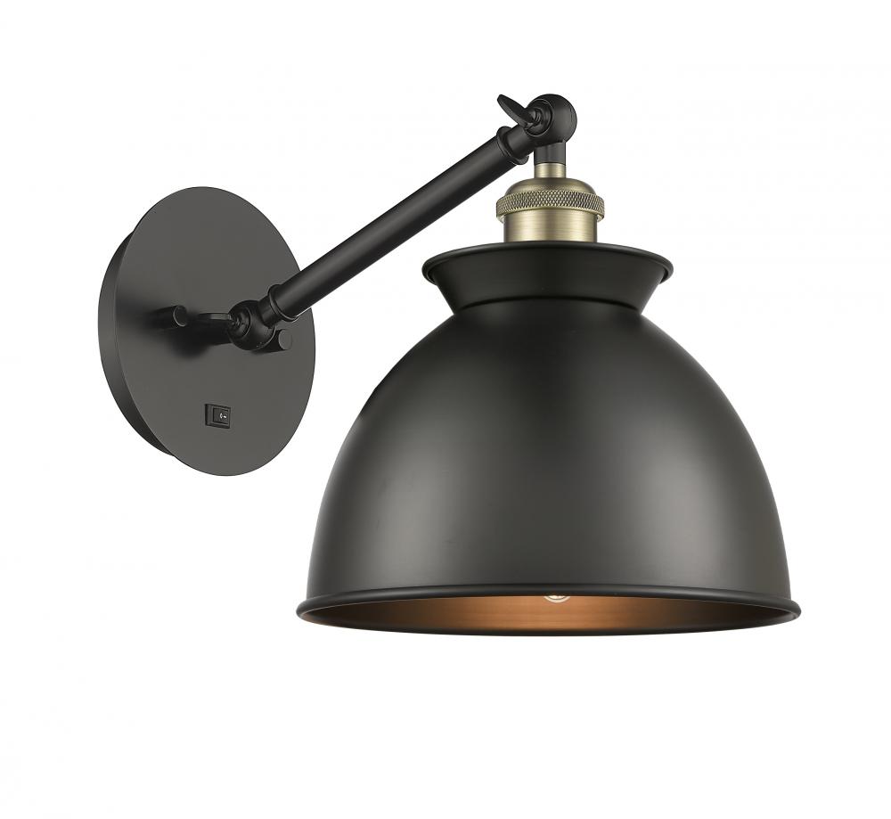 Adirondack - 1 Light - 8 inch - Black Antique Brass - Sconce