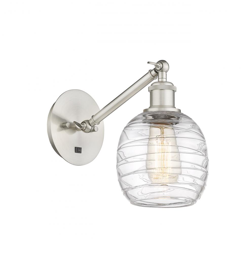 Belfast - 1 Light - 6 inch - Brushed Satin Nickel - Sconce