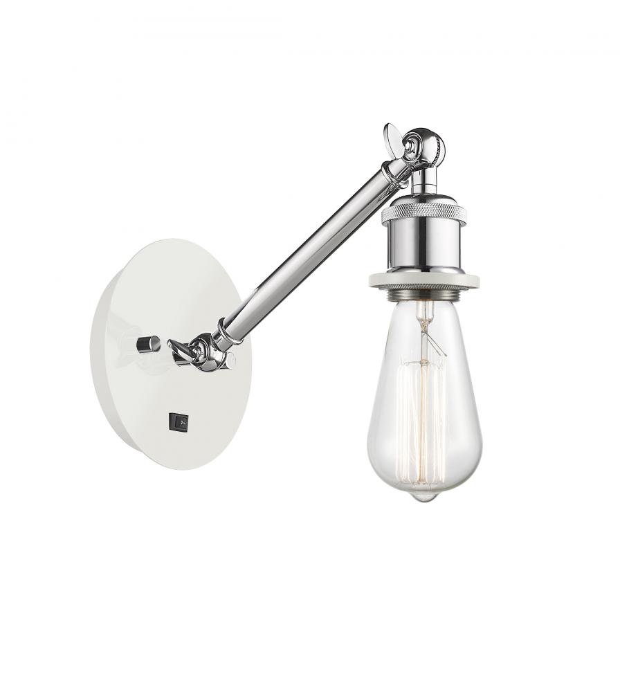 Belfast - 1 Light - 5 inch - White Polished Chrome - Sconce