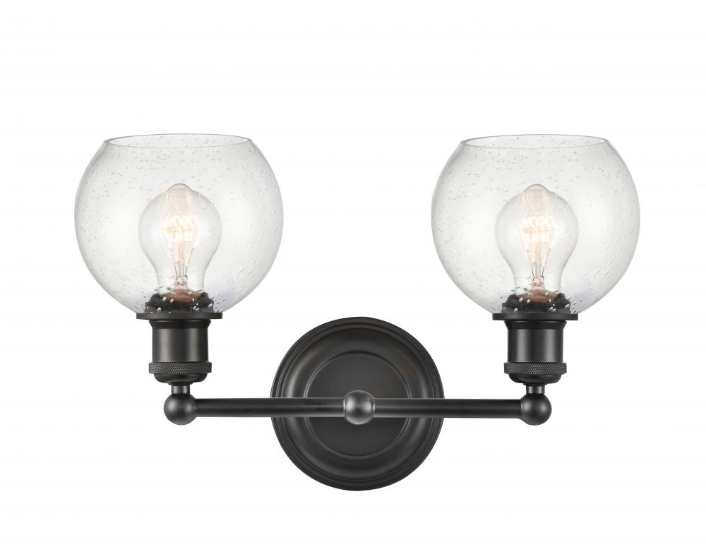 Concord - 2 Light - 16 inch - Matte Black - Bath Vanity Light