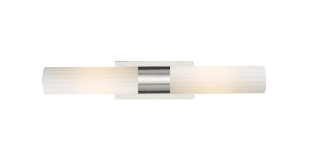 Empire - 2 Light - 5 inch - Satin Nickel - Bath Vanity Light