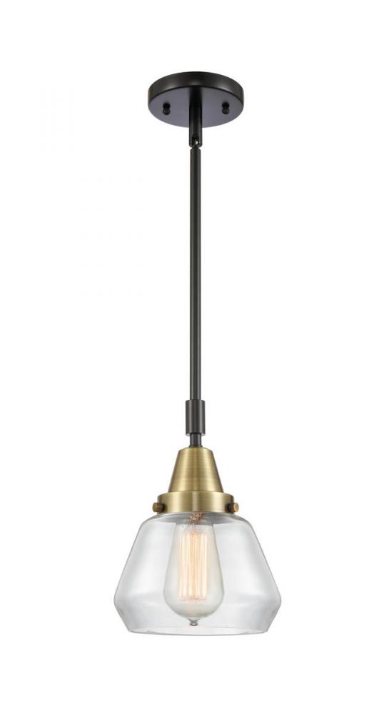 Fulton - 1 Light - 7 inch - Black Antique Brass - Mini Pendant