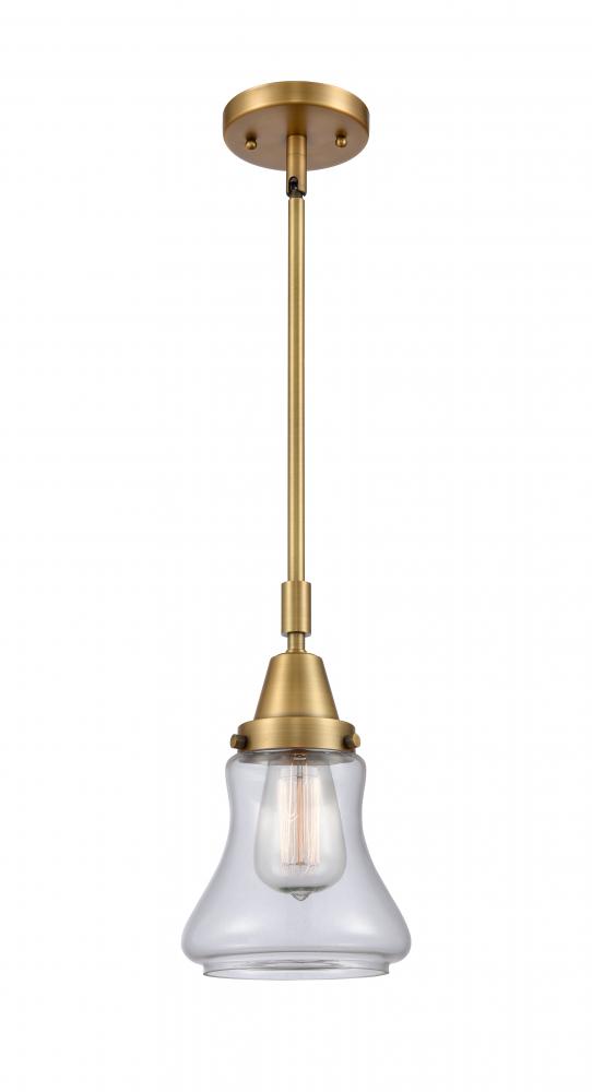 Bellmont - 1 Light - 7 inch - Brushed Brass - Mini Pendant