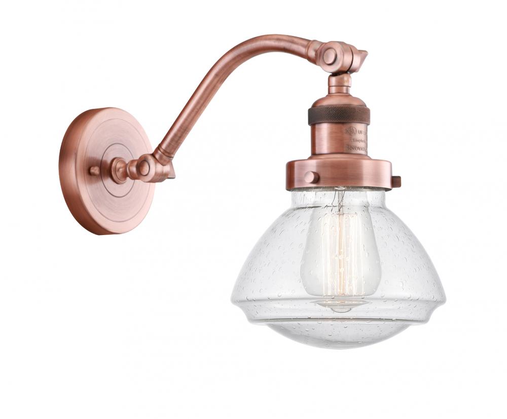 Olean - 1 Light - 7 inch - Antique Copper - Sconce