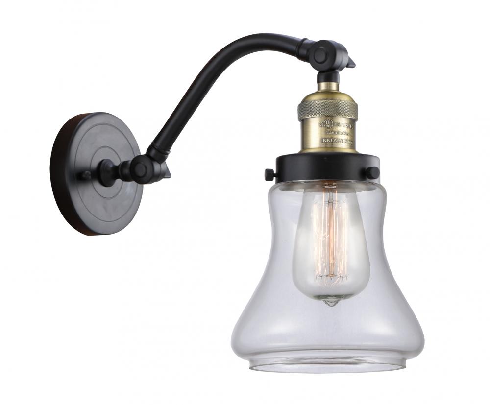 Bellmont - 1 Light - 7 inch - Black Antique Brass - Sconce