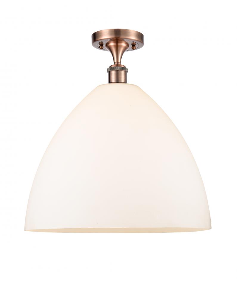 Bristol - 1 Light - 16 inch - Antique Copper - Semi-Flush Mount