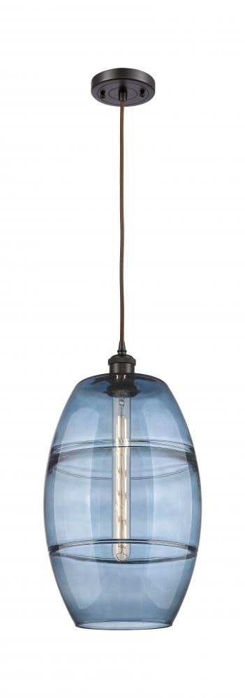 Vaz - 1 Light - 10 inch - Oil Rubbed Bronze - Cord hung - Mini Pendant