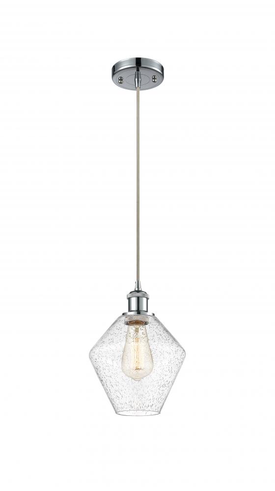 Cindyrella - 1 Light - 8 inch - Polished Chrome - Cord hung - Mini Pendant