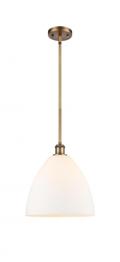 Bristol - 1 Light - 12 inch - Brushed Brass - Mini Pendant