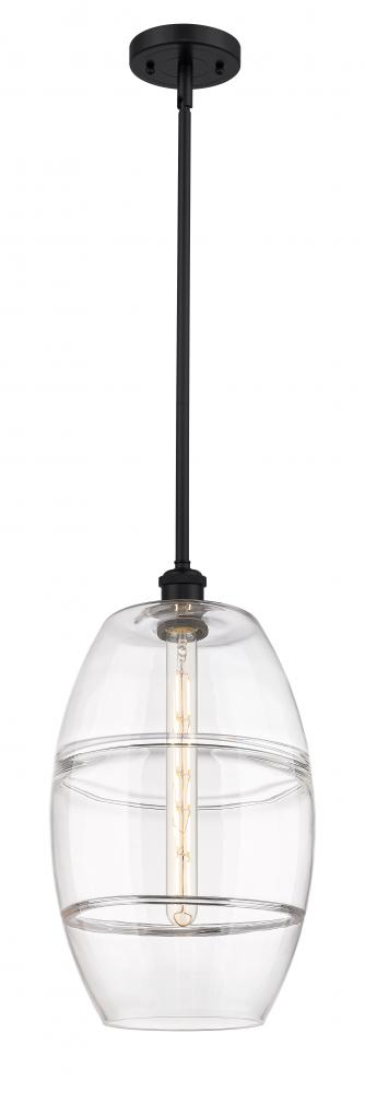 Vaz - 1 Light - 10 inch - Matte Black - Mini Pendant