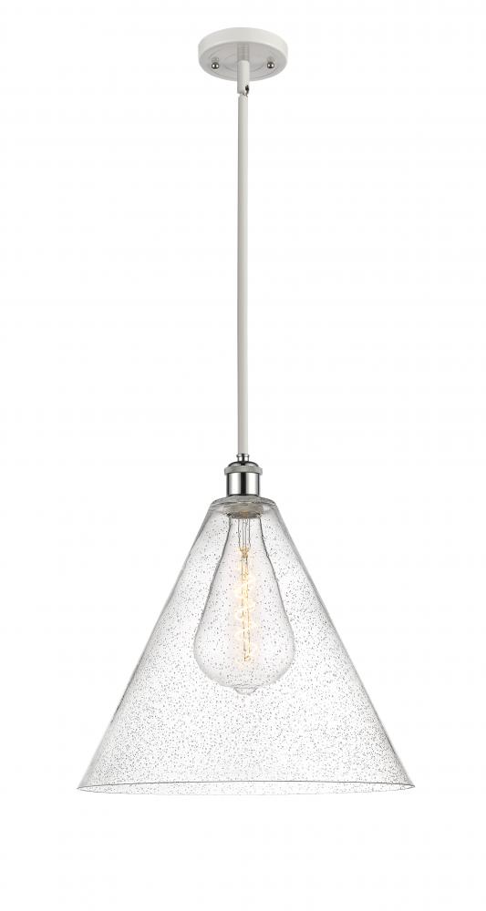 Berkshire - 1 Light - 16 inch - White Polished Chrome - Pendant