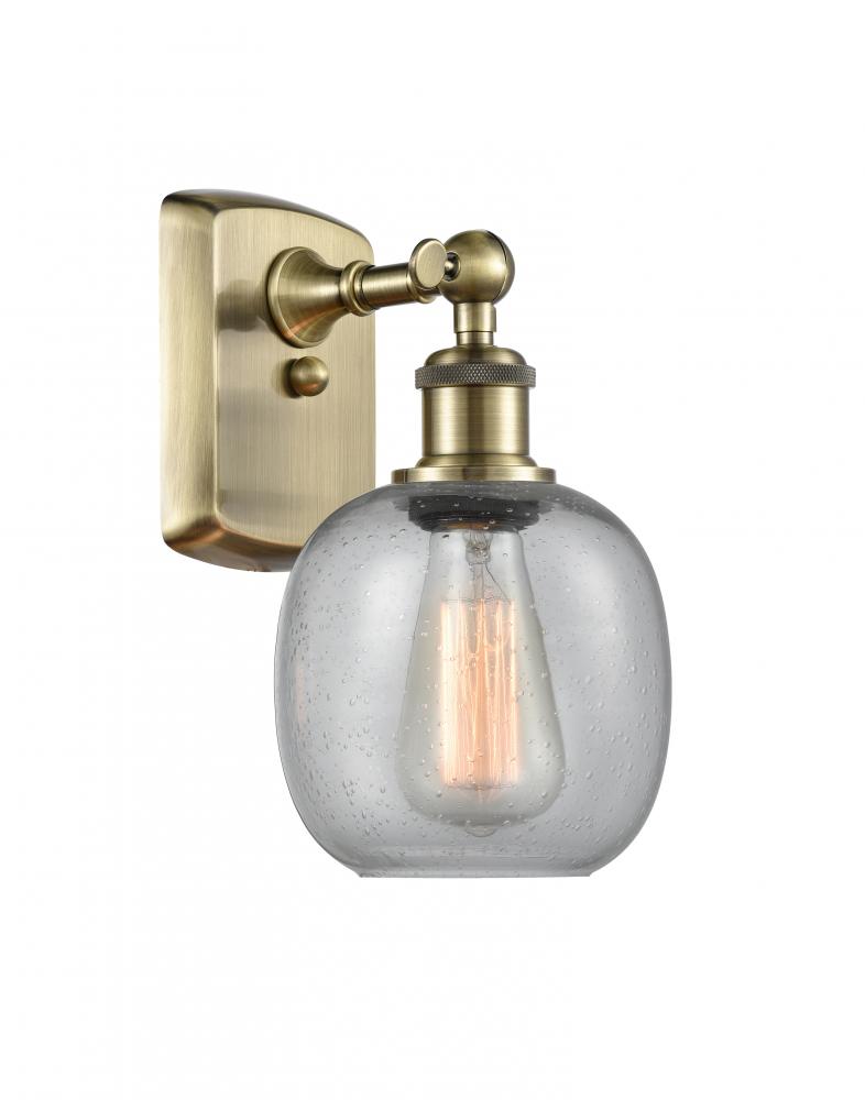 Belfast - 1 Light - 6 inch - Antique Brass - Sconce