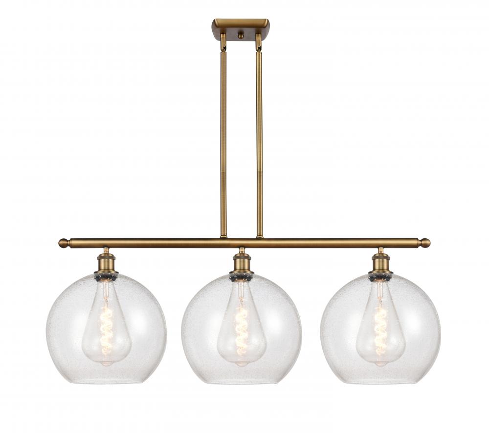 Athens - 3 Light - 38 inch - Brushed Brass - Stem Hung - Island Light