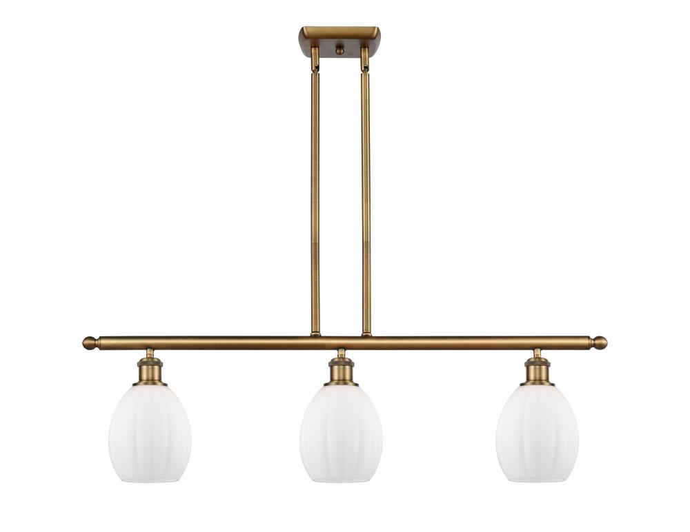 Eaton - 3 Light - 36 inch - Brushed Brass - Cord hung - Island Light