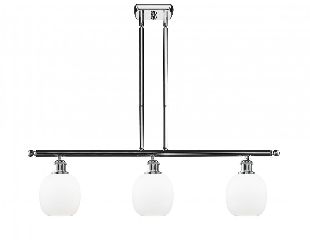 Belfast - 3 Light - 36 inch - Polished Chrome - Cord hung - Island Light