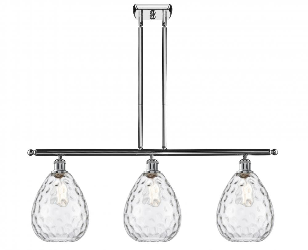 Waverly - 3 Light - 36 inch - Polished Chrome - Cord hung - Island Light