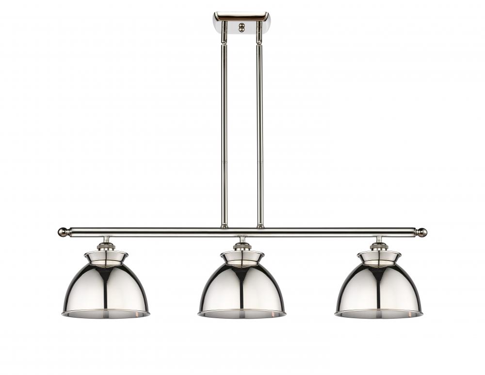 Adirondack - 3 Light - 36 inch - Polished Nickel - Cord hung - Island Light