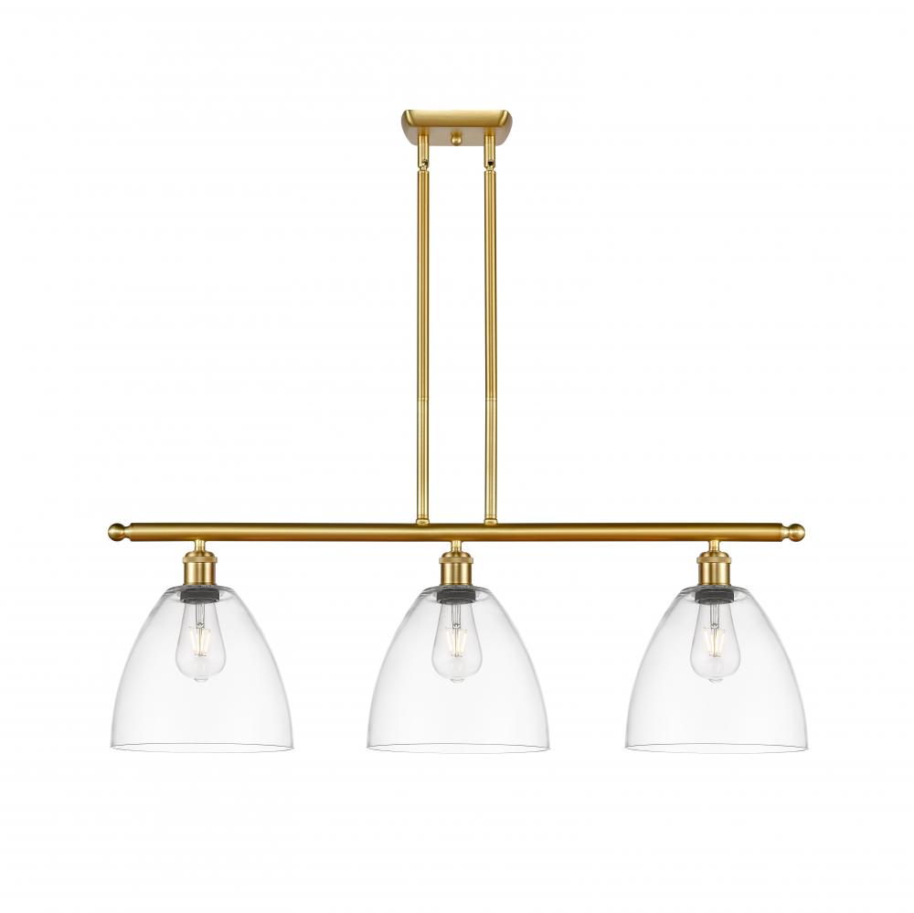 Bristol - 3 Light - 36 inch - Satin Gold - Cord hung - Island Light