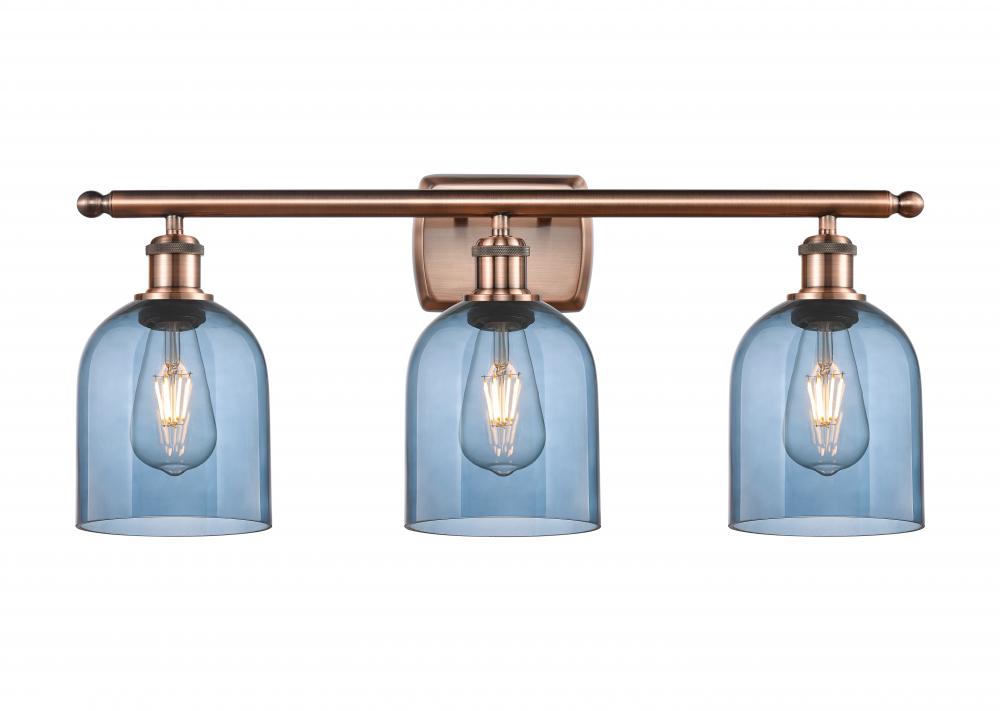 Bella - 3 Light - 26 inch - Antique Copper - Bath Vanity Light