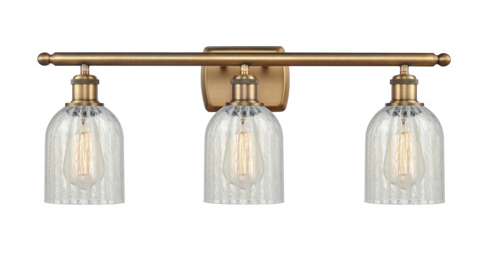 Caledonia - 3 Light - 25 inch - Brushed Brass - Bath Vanity Light