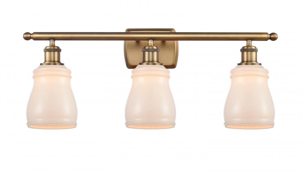 Ellery - 3 Light - 25 inch - Brushed Brass - Bath Vanity Light