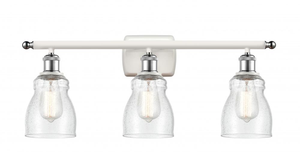 Ellery - 3 Light - 25 inch - White Polished Chrome - Bath Vanity Light