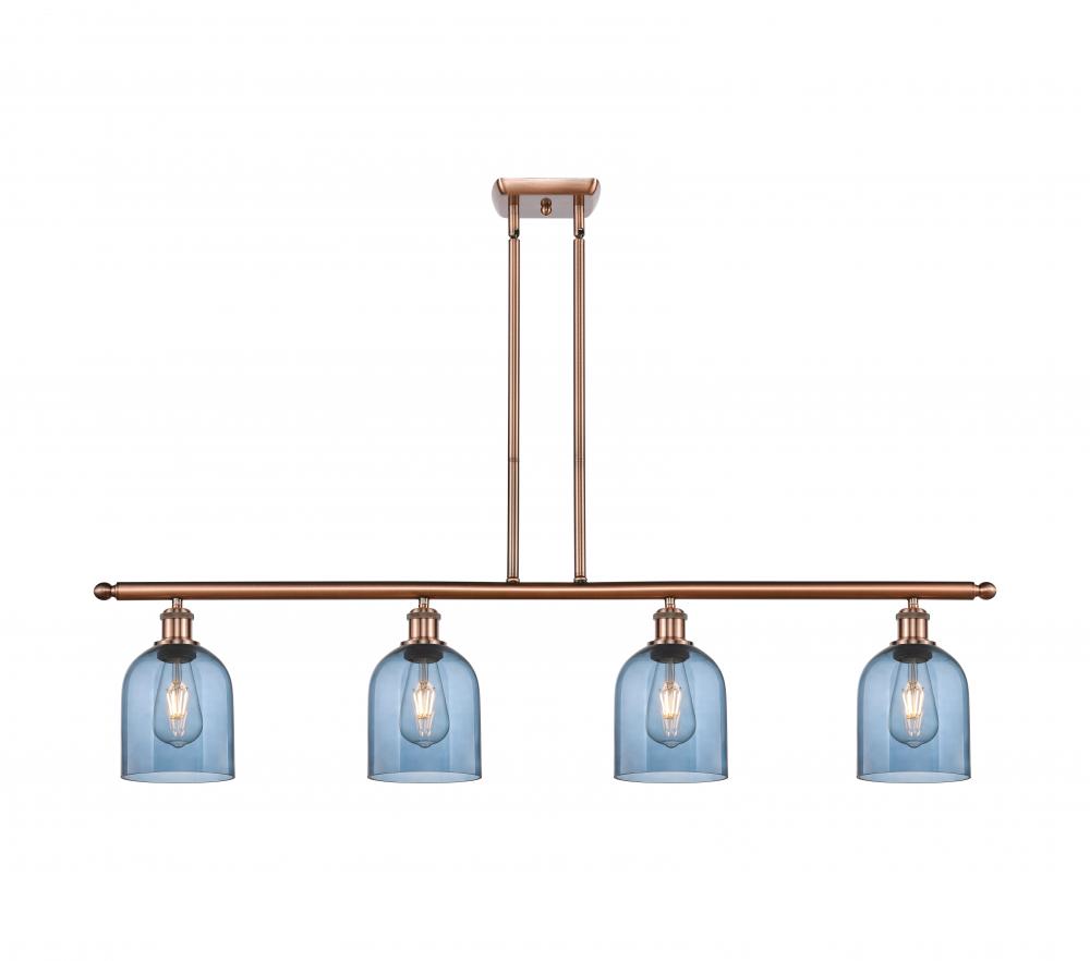 Bella - 4 Light - 48 inch - Antique Copper - Cord hung - Island Light