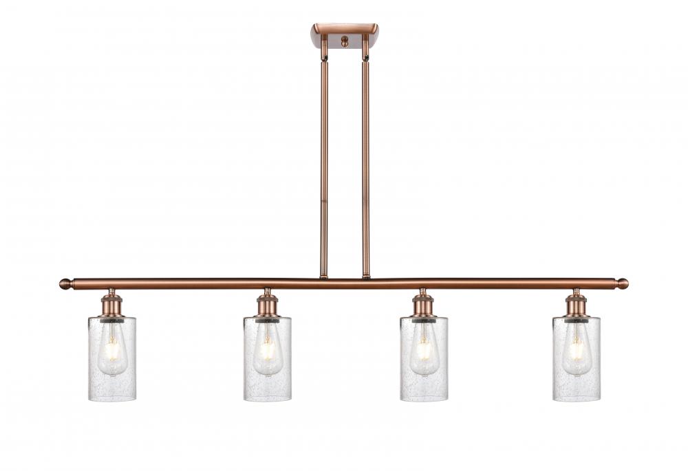 Clymer - 4 Light - 48 inch - Antique Copper - Cord hung - Island Light