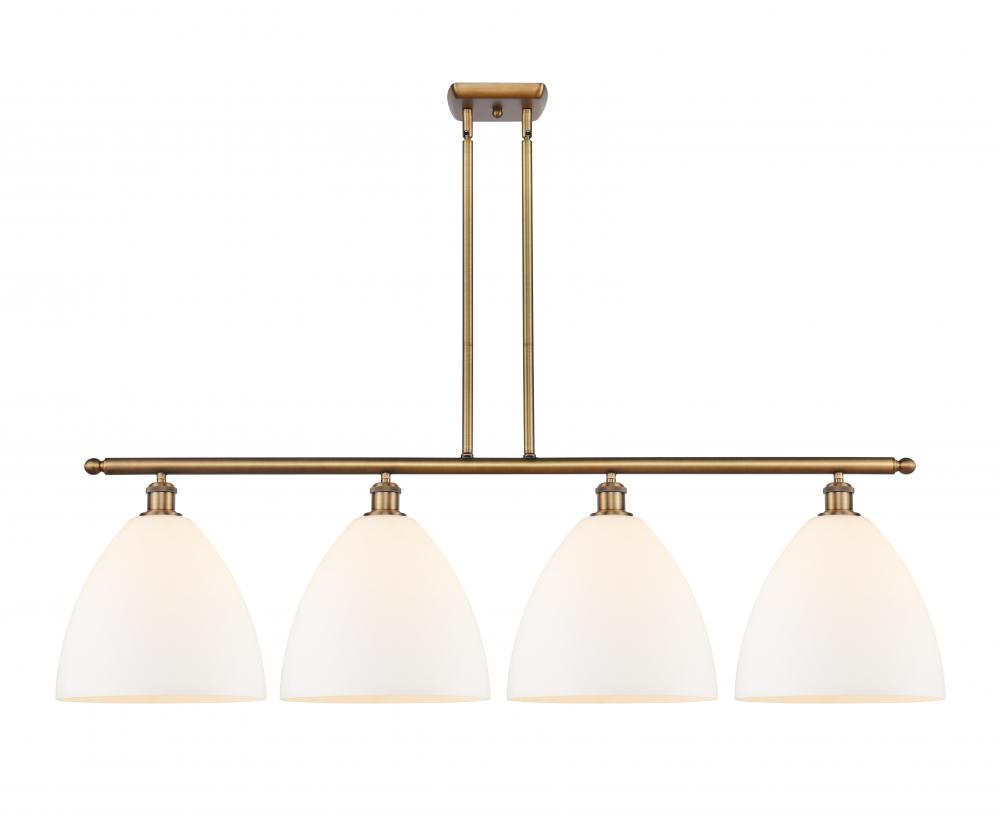 Bristol - 4 Light - 50 inch - Brushed Brass - Cord hung - Island Light