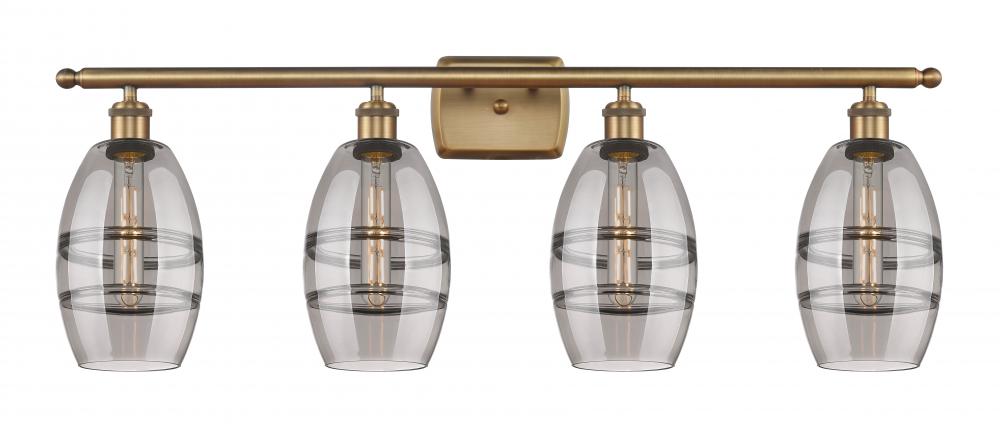 Vaz - 4 Light - 36 inch - Brushed Brass - Bath Vanity Light