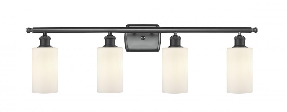 Clymer - 4 Light - 34 inch - Matte Black - Bath Vanity Light